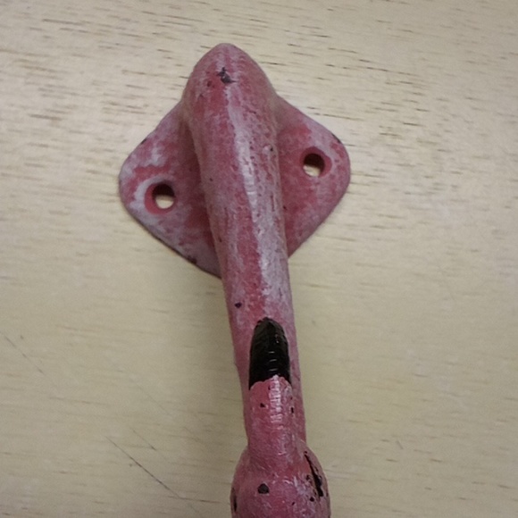 Flamingo Cast Iron Wall Hook - Picture 6 of 6